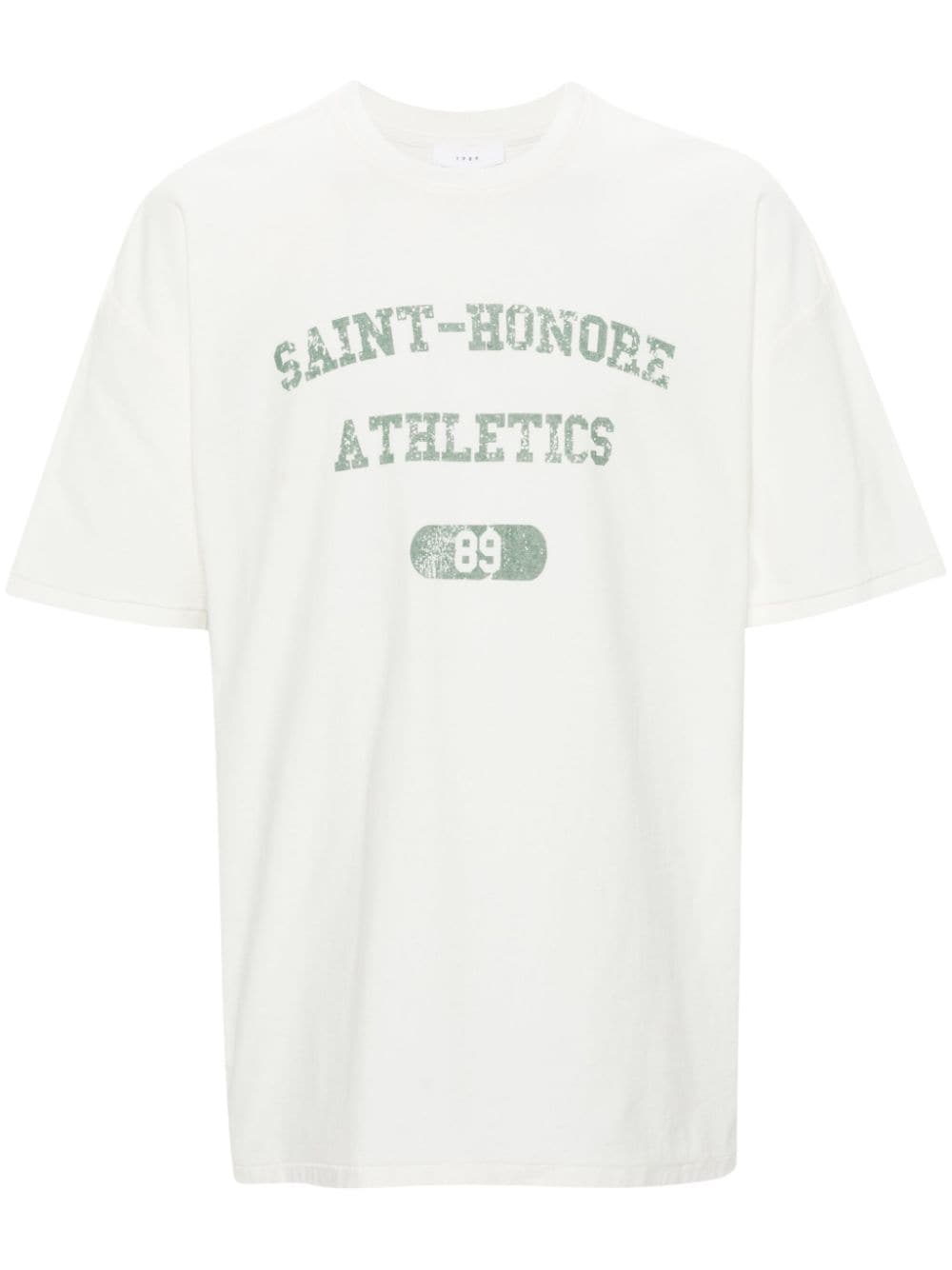 1989 Studio Saint Honore Athletics T-shirt In Vintage White