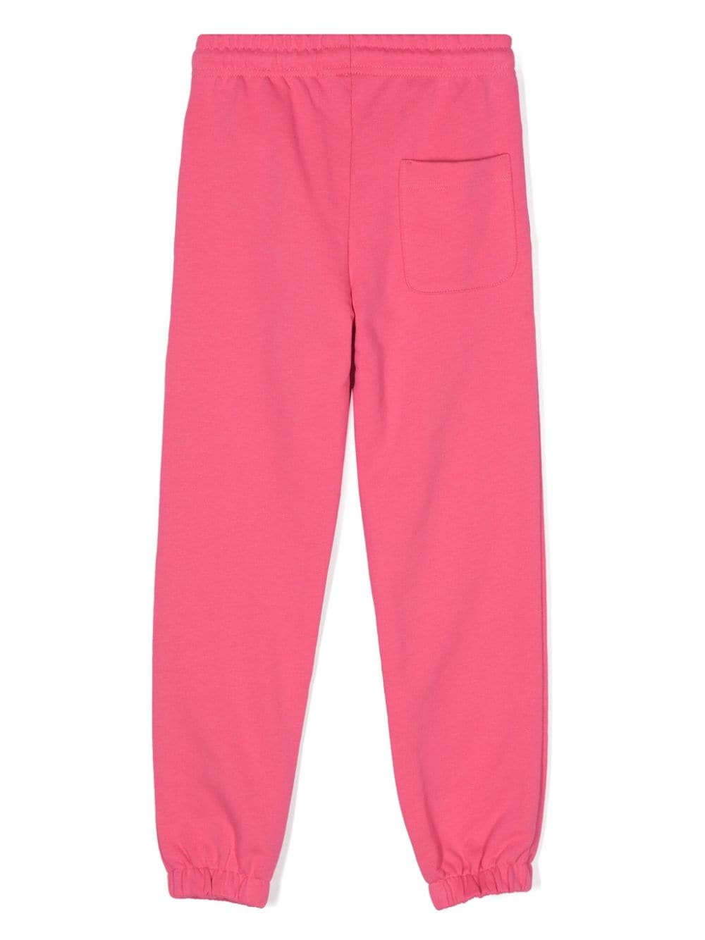 Shop Msgm Logo-print Track Pants In Pink