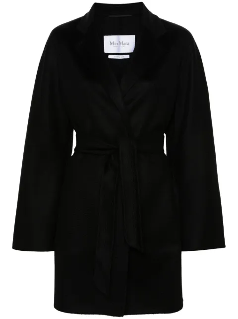 Max Mara belted cashmere midi coat