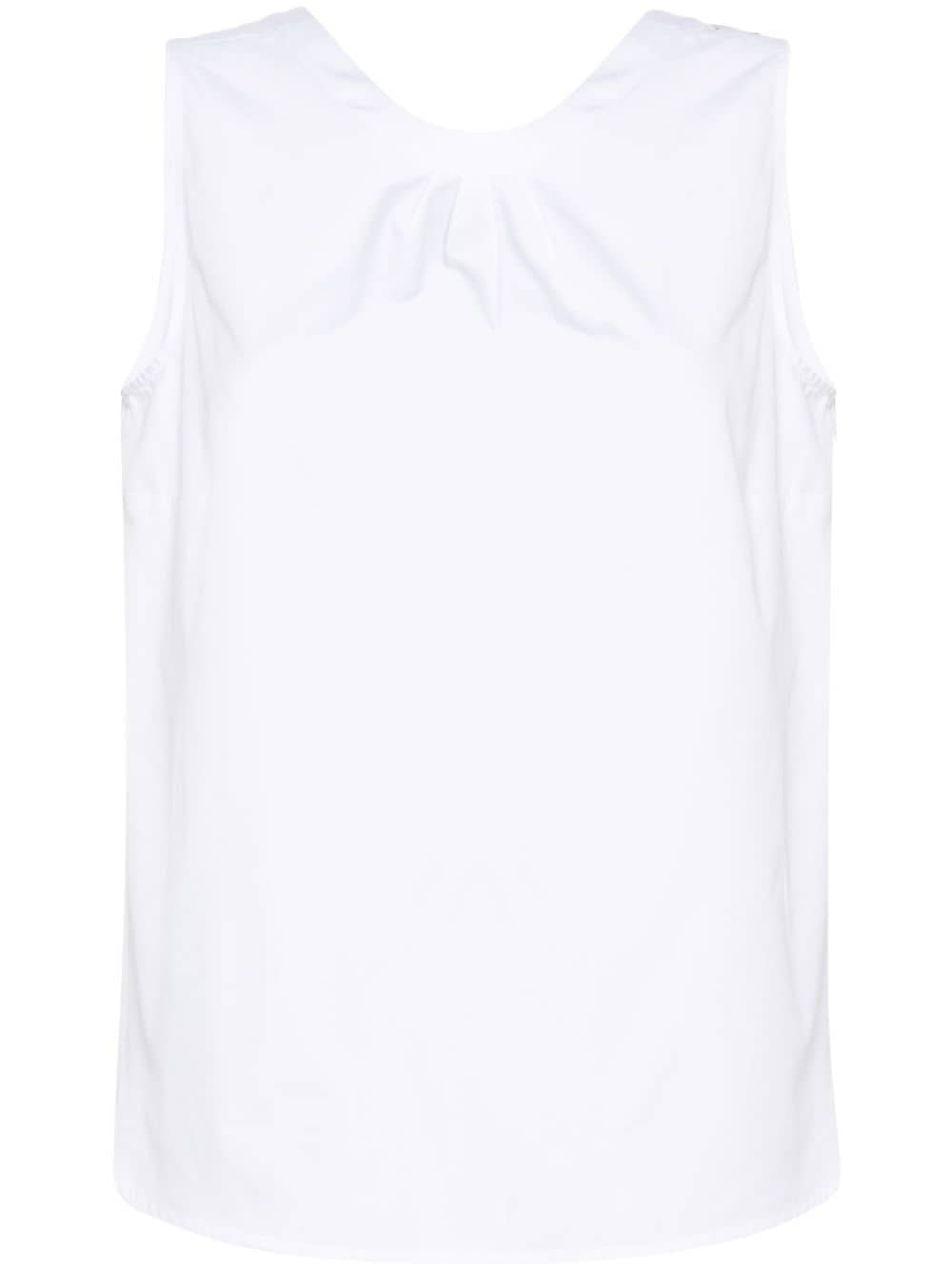 Shop 's Max Mara Ofelia Poplin Top In White