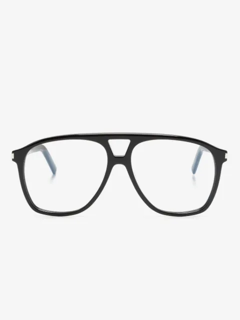 Saint Laurent Eyewear SL 596 Dune Opt pilot-frame glasses