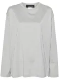 Fabiana Filippi panelled long-sleeve T-shirt - Grey