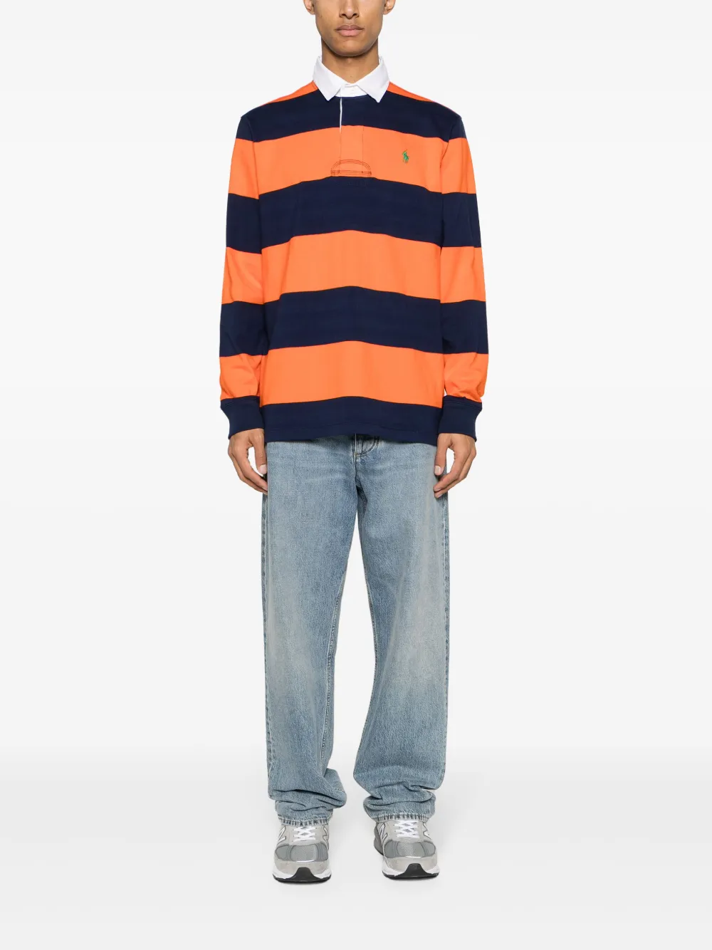 Polo Ralph Lauren Rugby striped polo shirt - Blauw