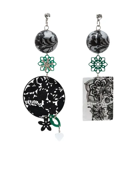 Amir Slama charm-appliqué drop earrings