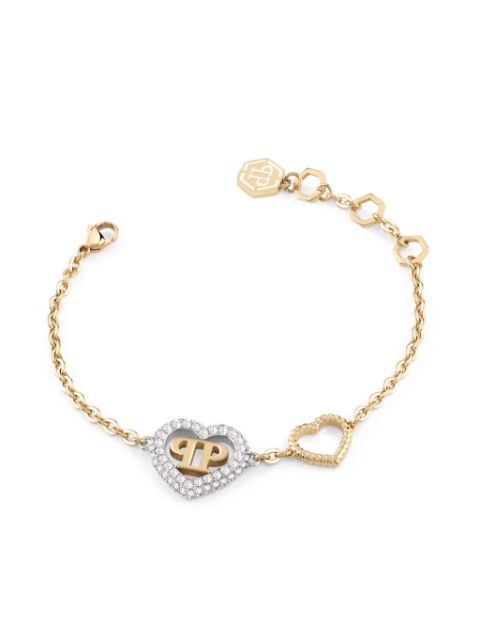 Philipp Plein rocked hearts bracelet Women