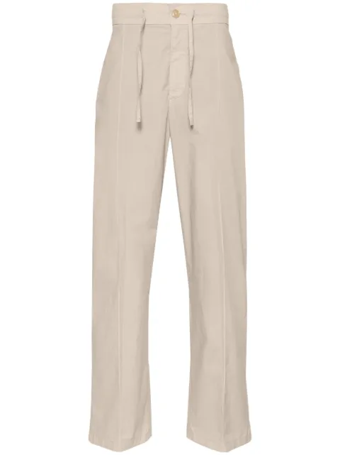 Canali mid-rise straight-leg trousers