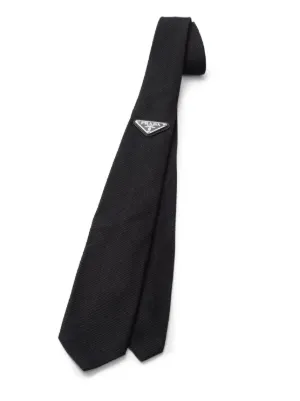 Prada gabardine tie hot sale