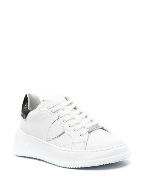 Tres Temple leather sneakers