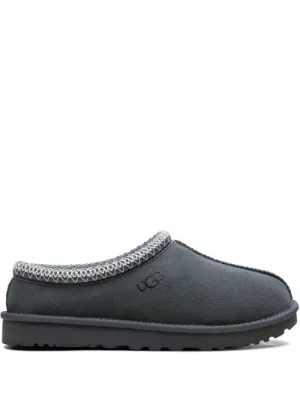 UGG Disquette Shearling Platform Slippers | Grey | FARFETCH ZA