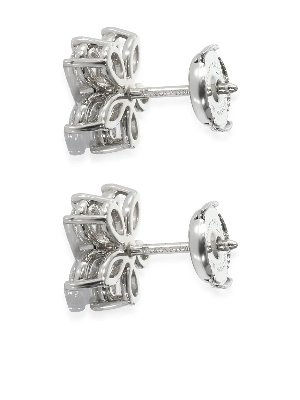 Tiffany & Co. Pre-Owned platinum Victoria diamond earrings | Image 2