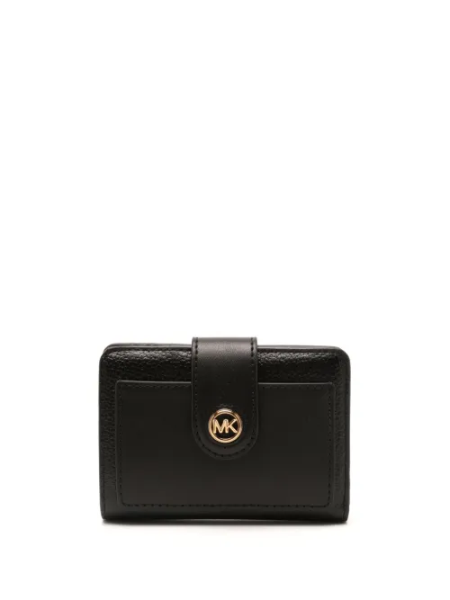 Porte-monnaie en cuir à plaque logo - Michael Michael Kors - Modalova