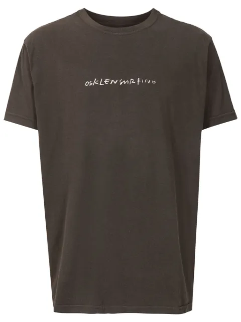 Osklen Camiseta com estampa de logo