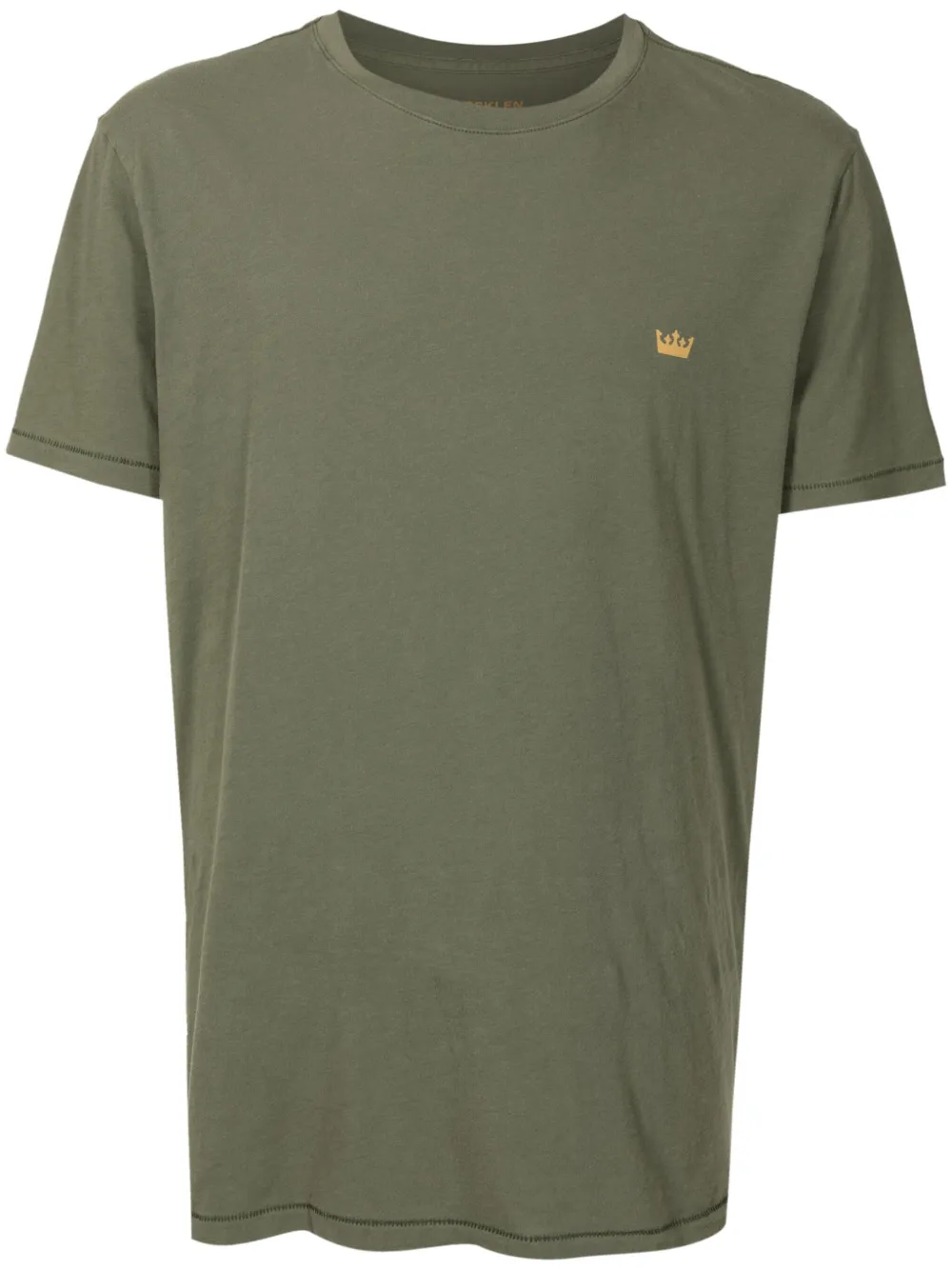 Osklen Katoenen T-shirt met logoprint Groen