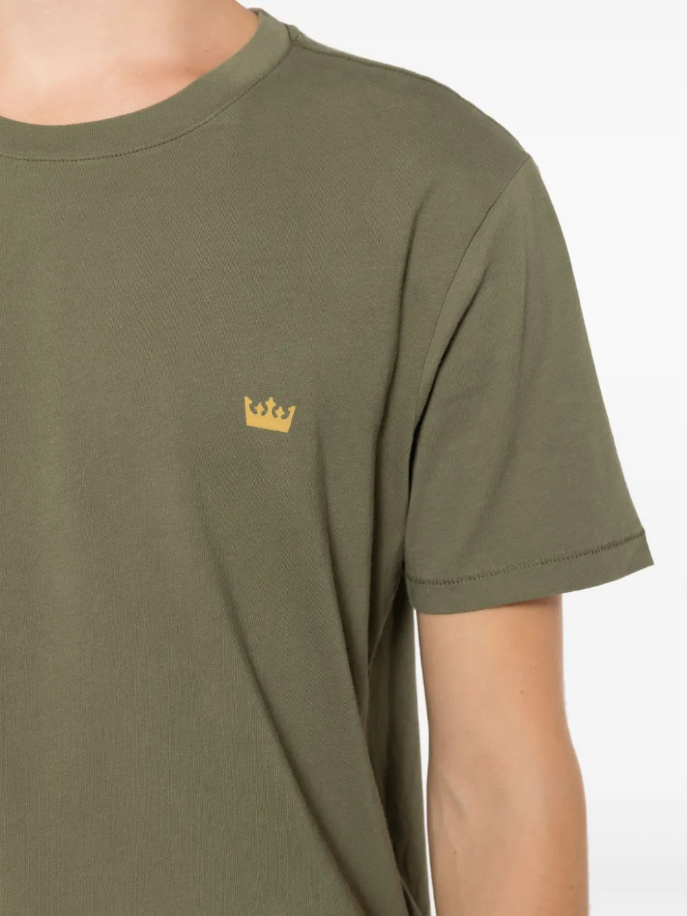 Osklen Katoenen T-shirt met logoprint Groen
