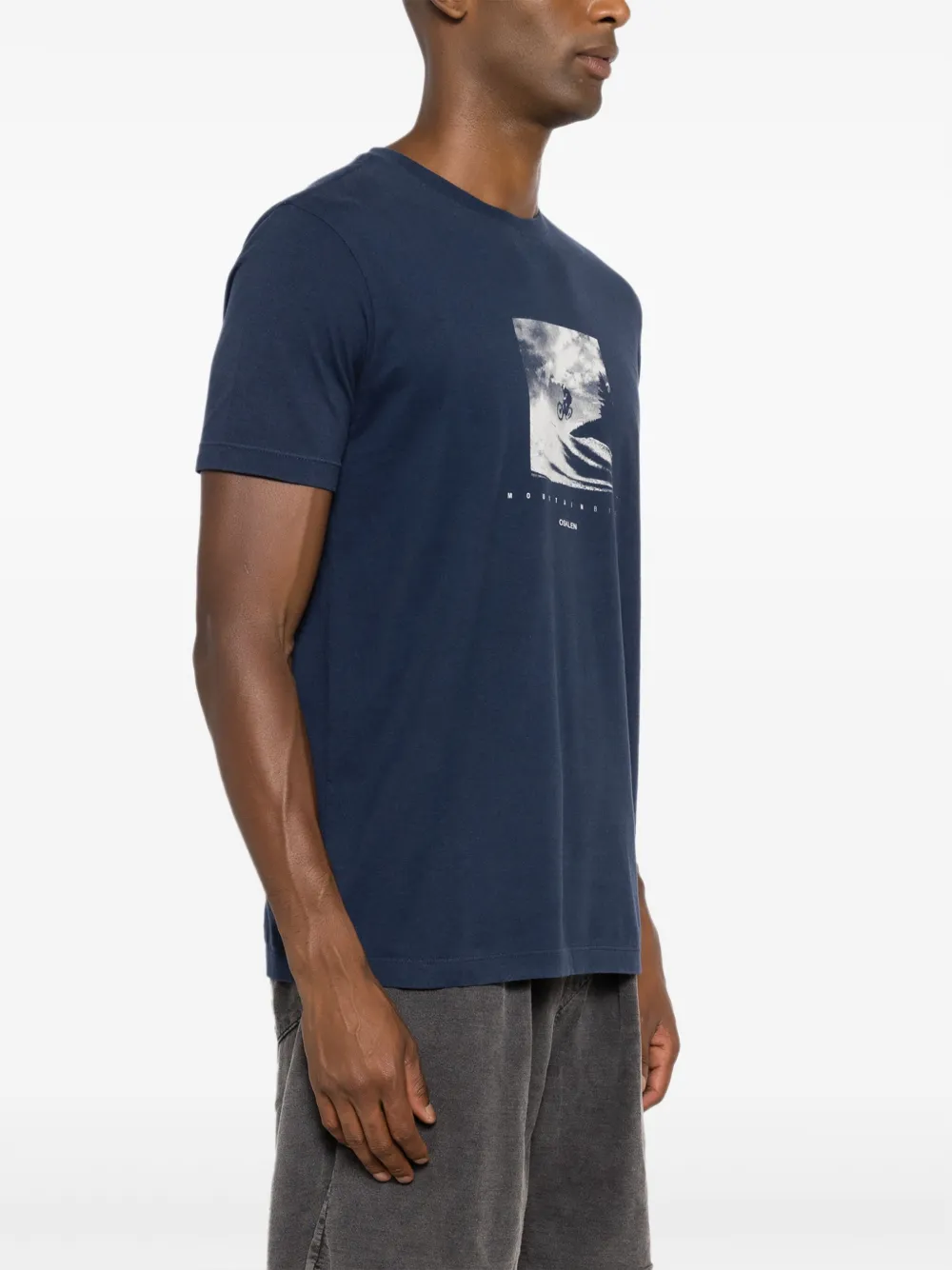 Osklen Katoenen T-shirt met fotoprint Blauw