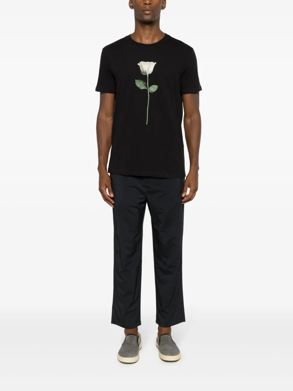 Osklen Camiseta com estampa de rosa | Camisetas | Image 2