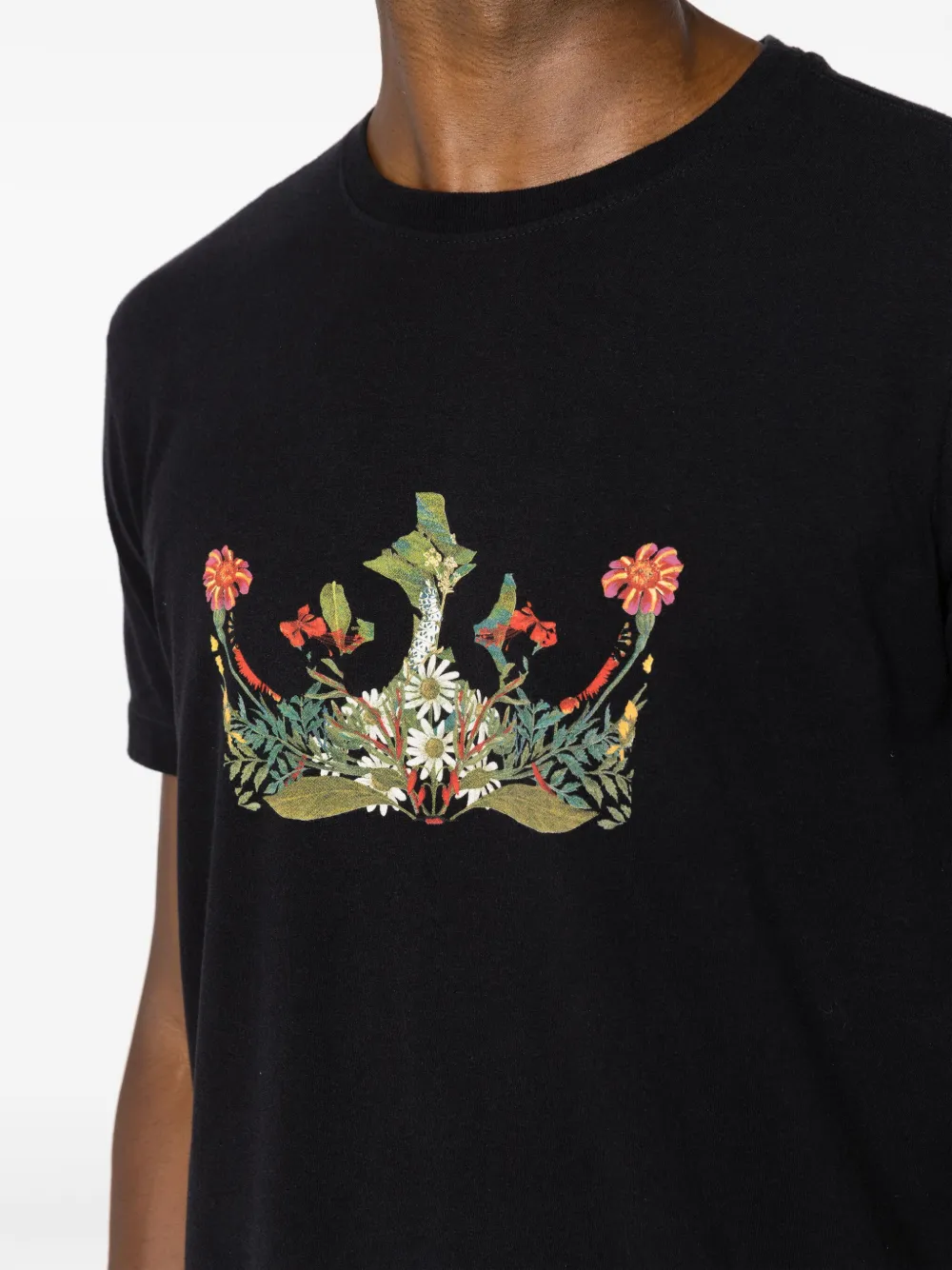 Osklen Katoenen T-shirt met grafische print Zwart