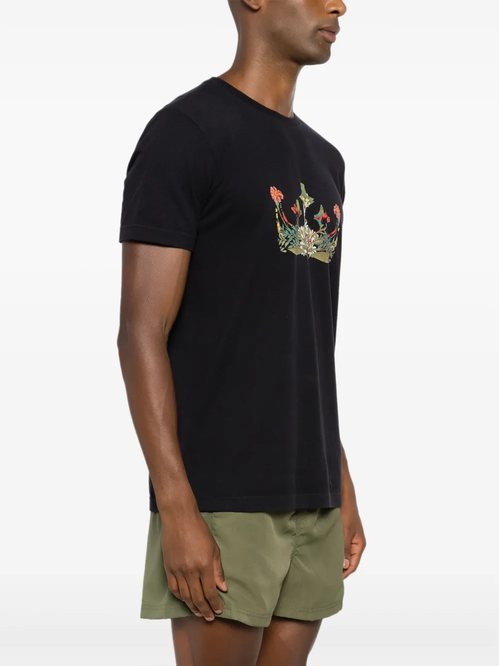 Osklen Katoenen T-shirt met grafische print Zwart