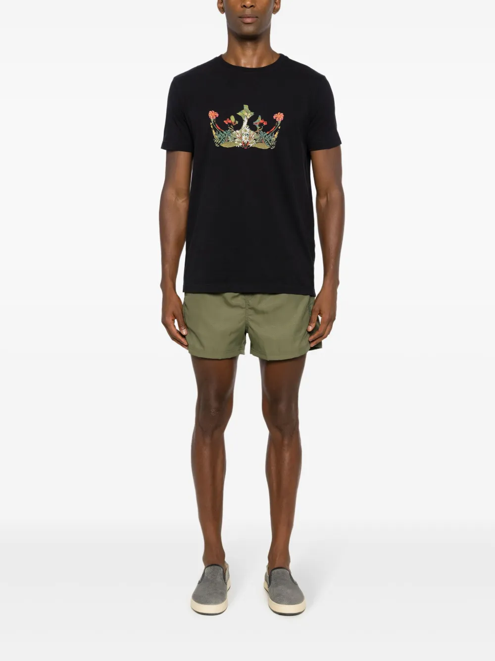 Osklen Katoenen T-shirt met grafische print - Zwart