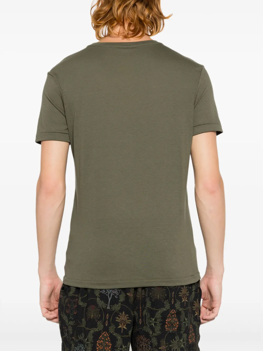 Osklen Katoenen T-shirt met tekst Groen