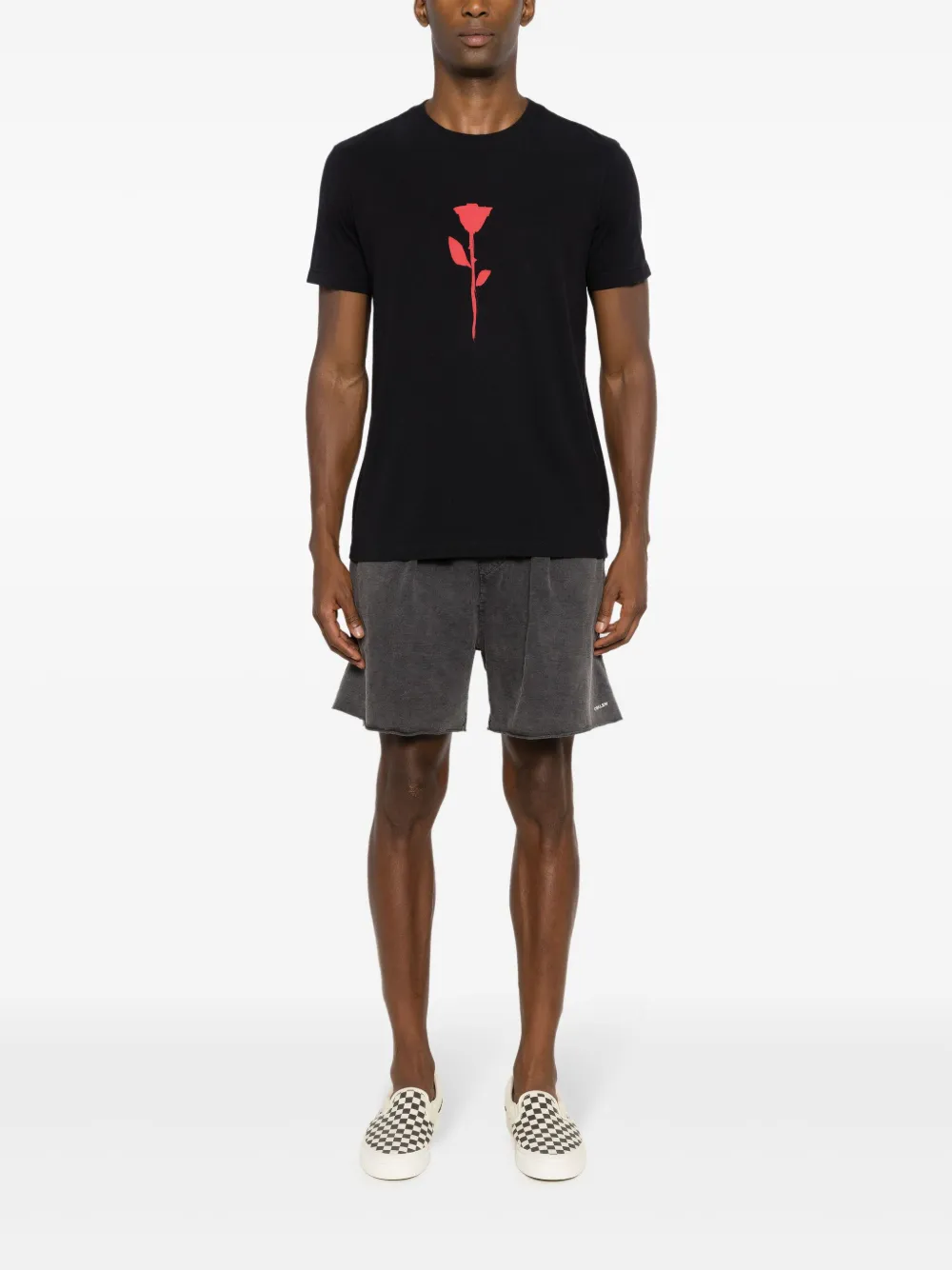 Osklen Katoenen T-shirt met print - Zwart