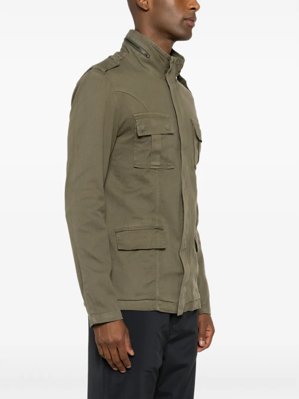 Osklen Multiple-pocket Military Jacket In Green