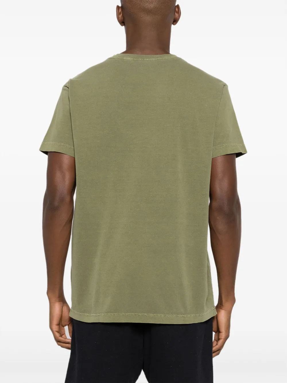 Osklen Asymmetrisch katoenen T-shirt Groen