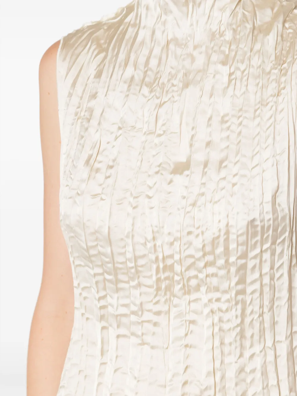 Osklen Geplooide top Beige