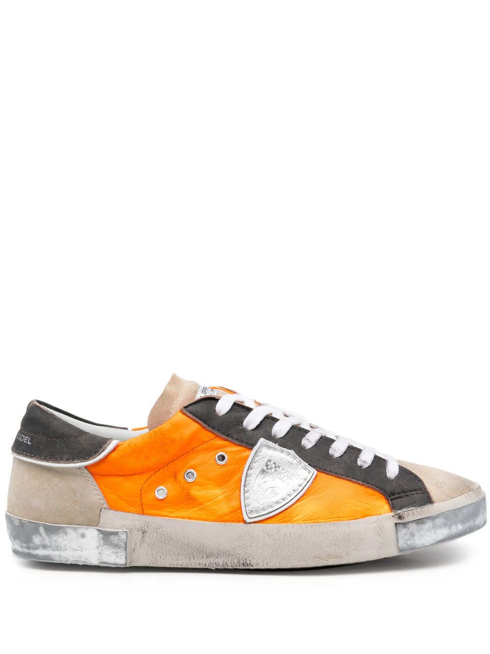 Philippe Model Paris Prsx distressed-effect sneakers - Orange