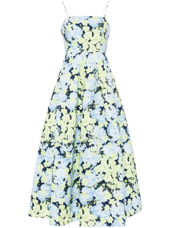 sachin and babi blue and white dress BONNIE GOWN - GLACIAL BLUE main image 1