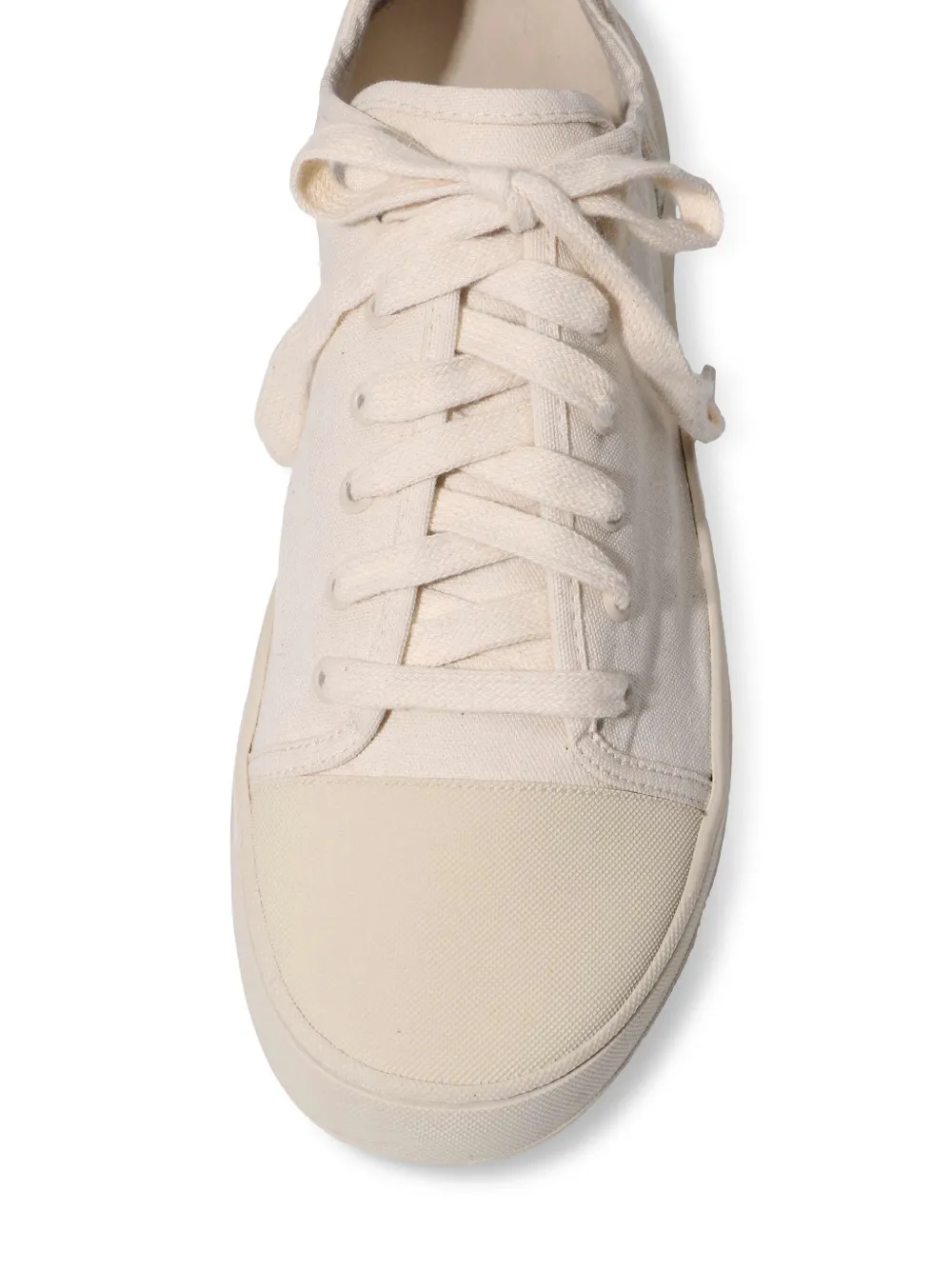 Osklen logo-embossed canvas sneakers Neutrals