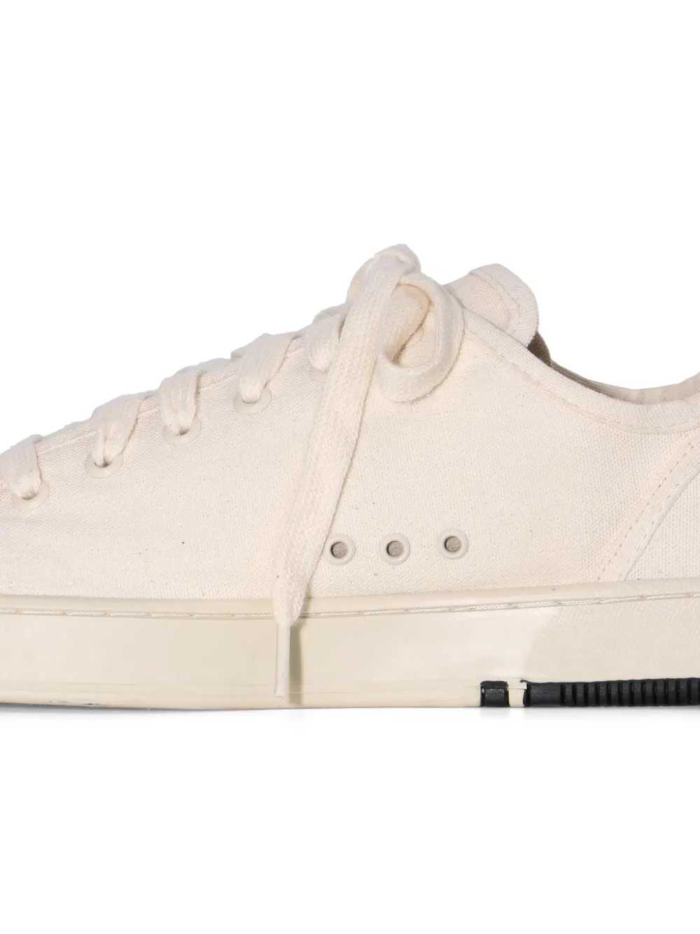 Osklen logo-embossed canvas sneakers Neutrals