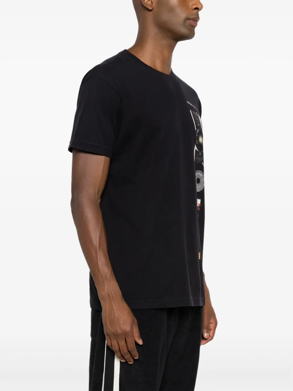 Osklen Katoenen T-shirt met grafische print Zwart