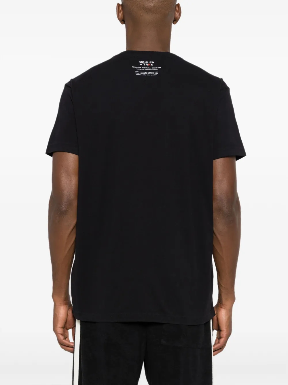 Osklen Katoenen T-shirt met grafische print Zwart