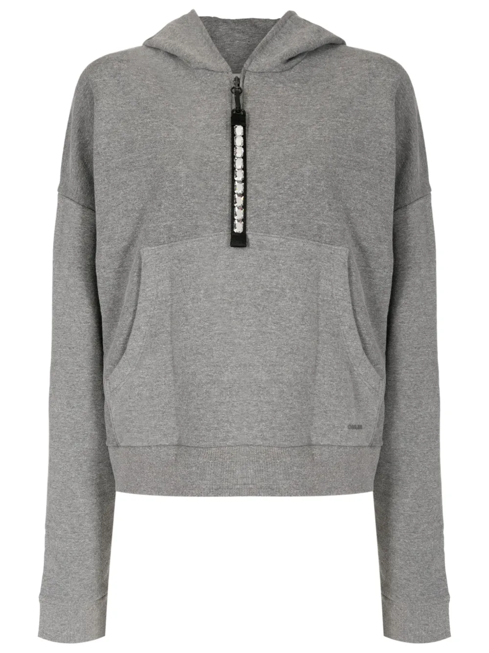 Osklen Hoodie verfraaid met kristallen Grijs