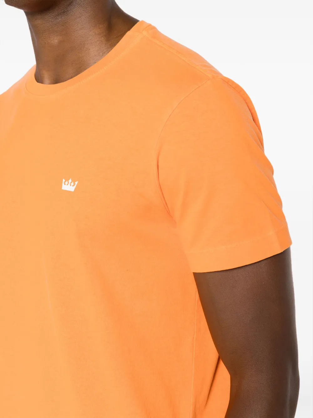 Osklen Katoenen T-shirt met logoprint Oranje