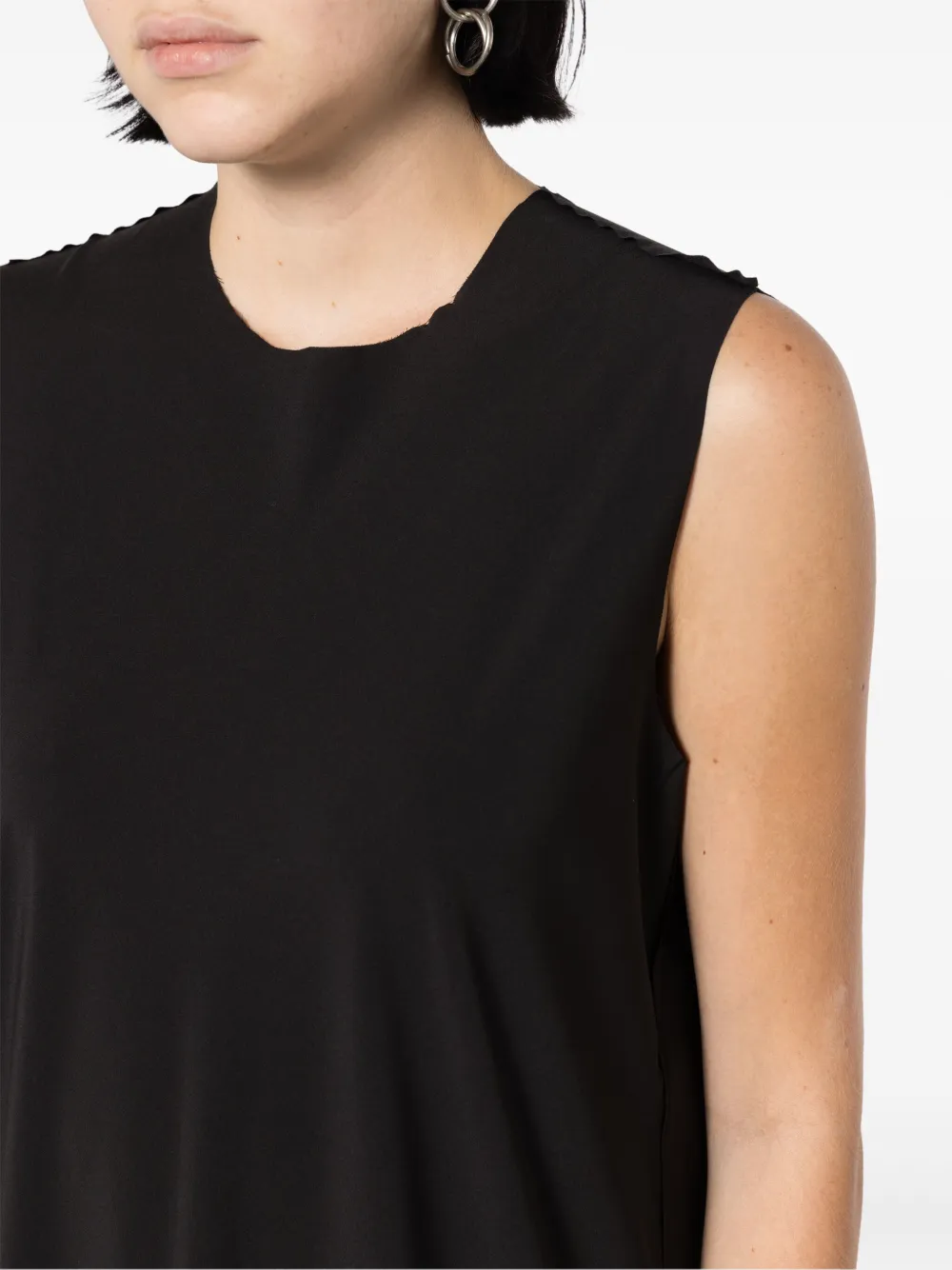 Osklen Mouwloze maxi-jurk Zwart