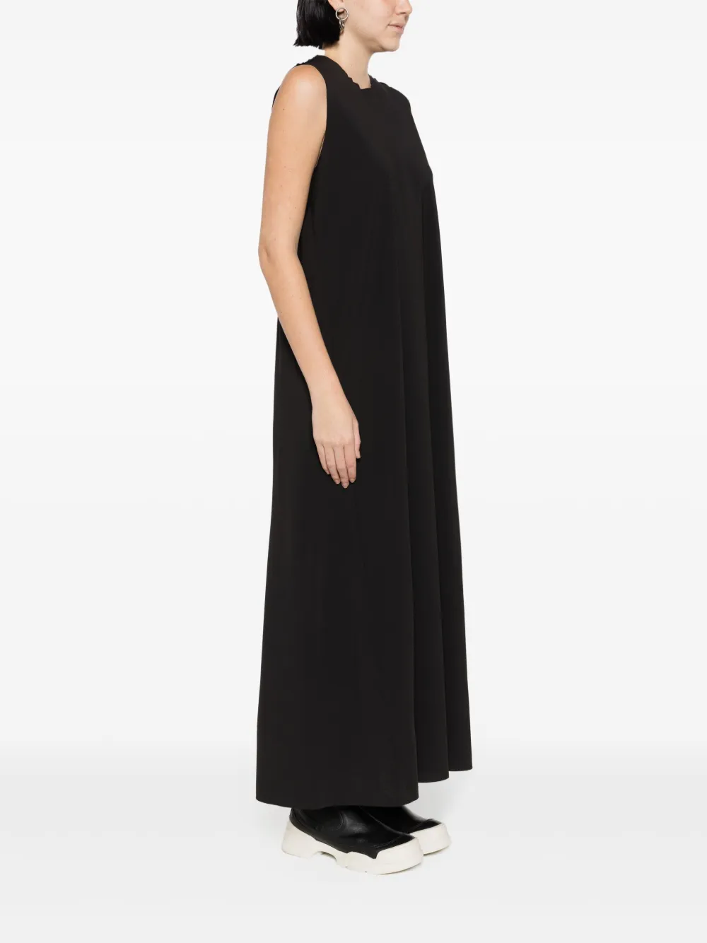 Osklen Mouwloze maxi-jurk Zwart