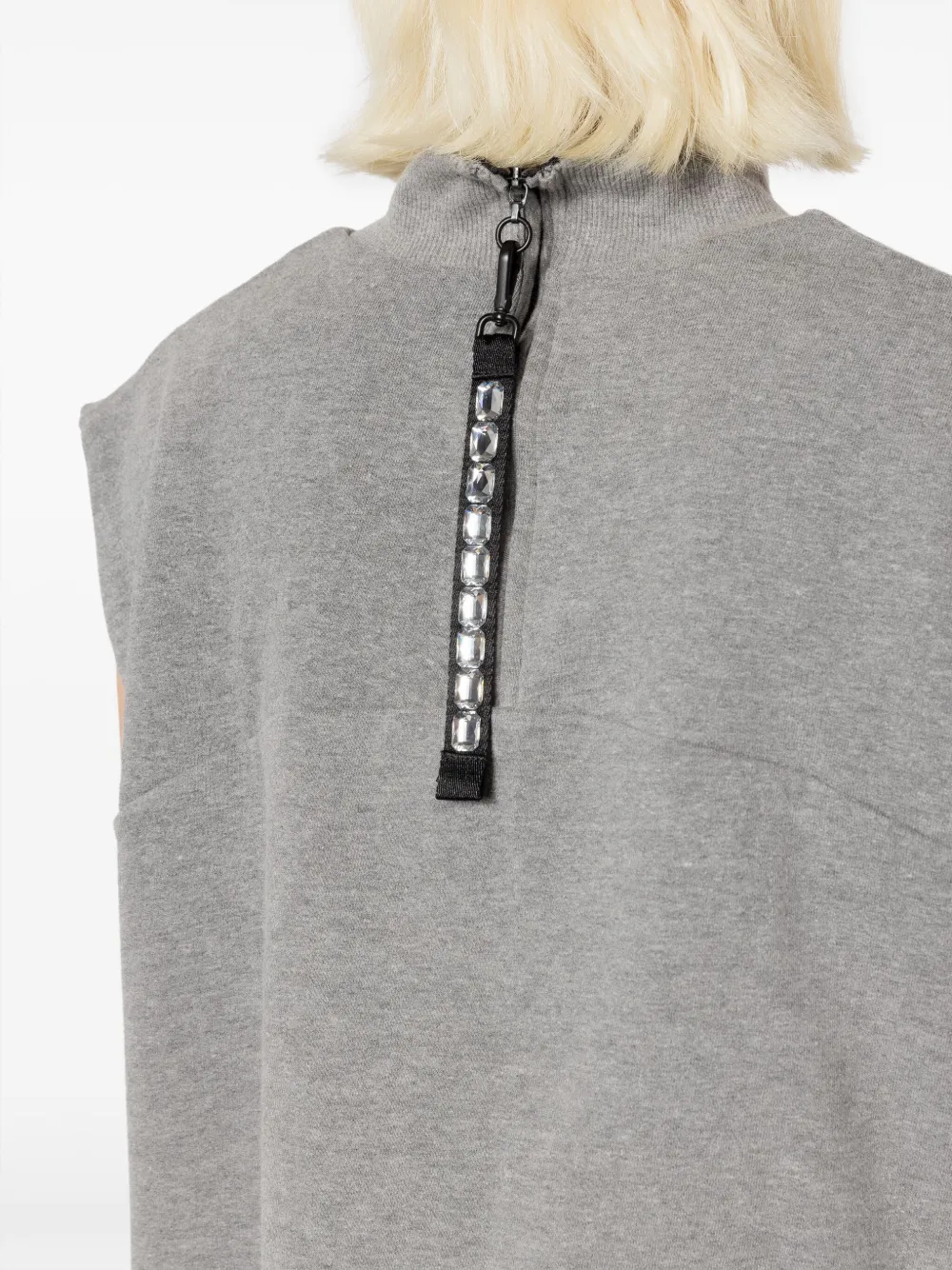 Osklen Mouwloze tanktop met hoge hals Grijs