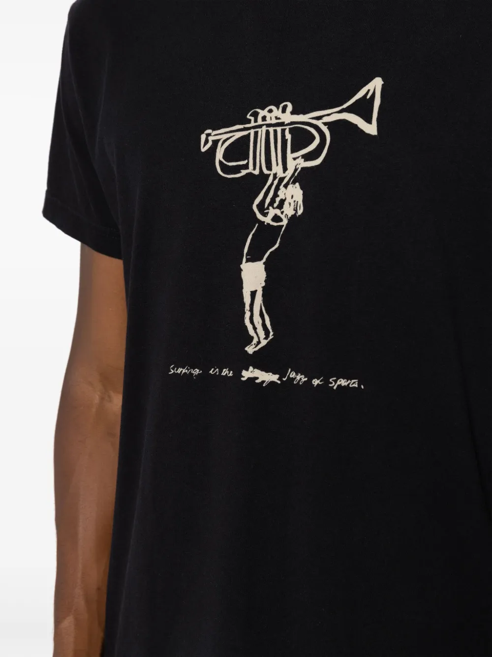 Osklen T-shirt met print Zwart