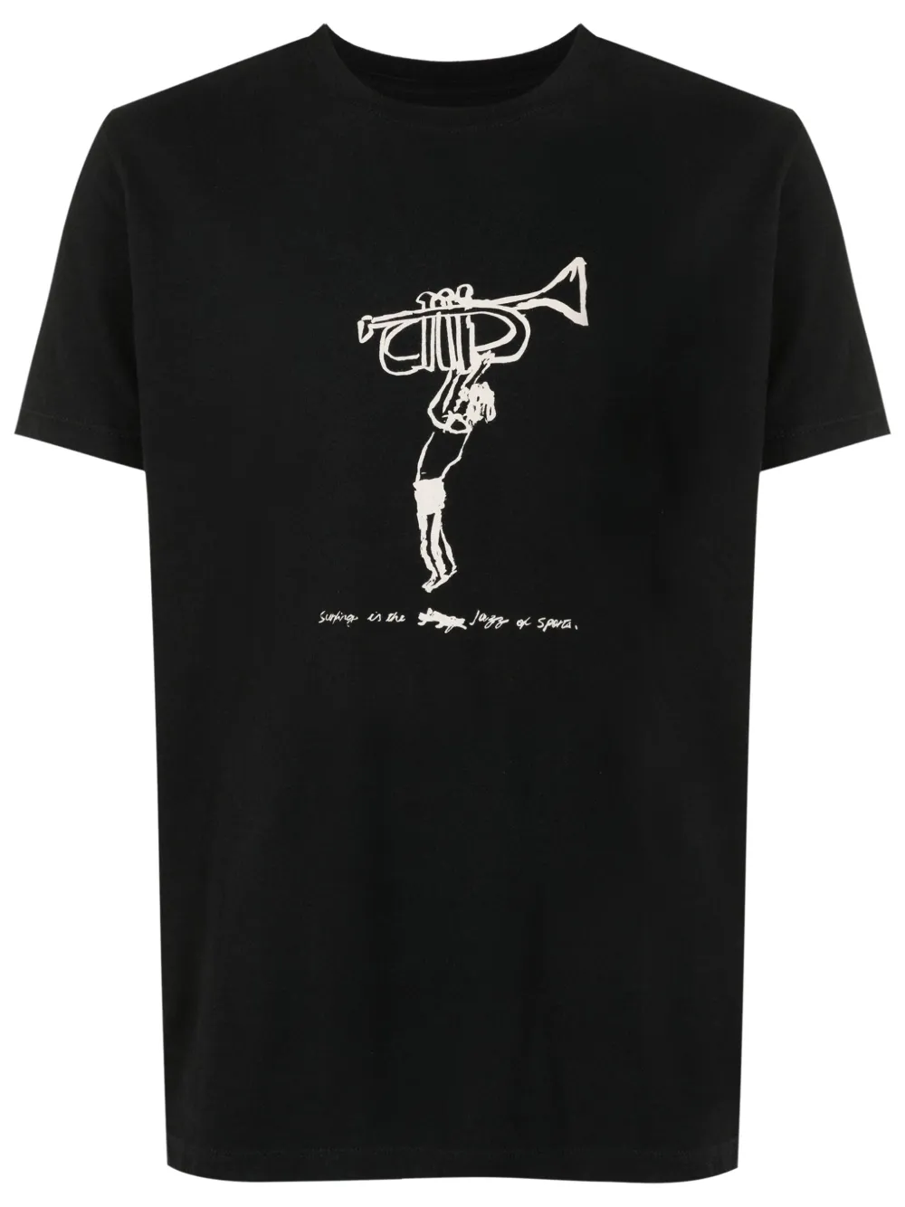 Osklen Camiseta com estampa sketch | Preto | Image 1