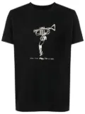 Osklen sketch-style print T-shirt - Black