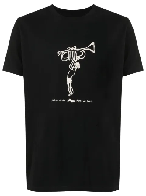 Osklen Camiseta com estampa sketch