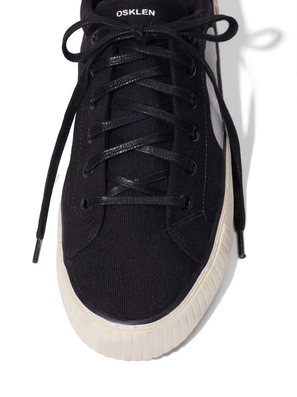 Osklen logo-print low-top sneakers Black