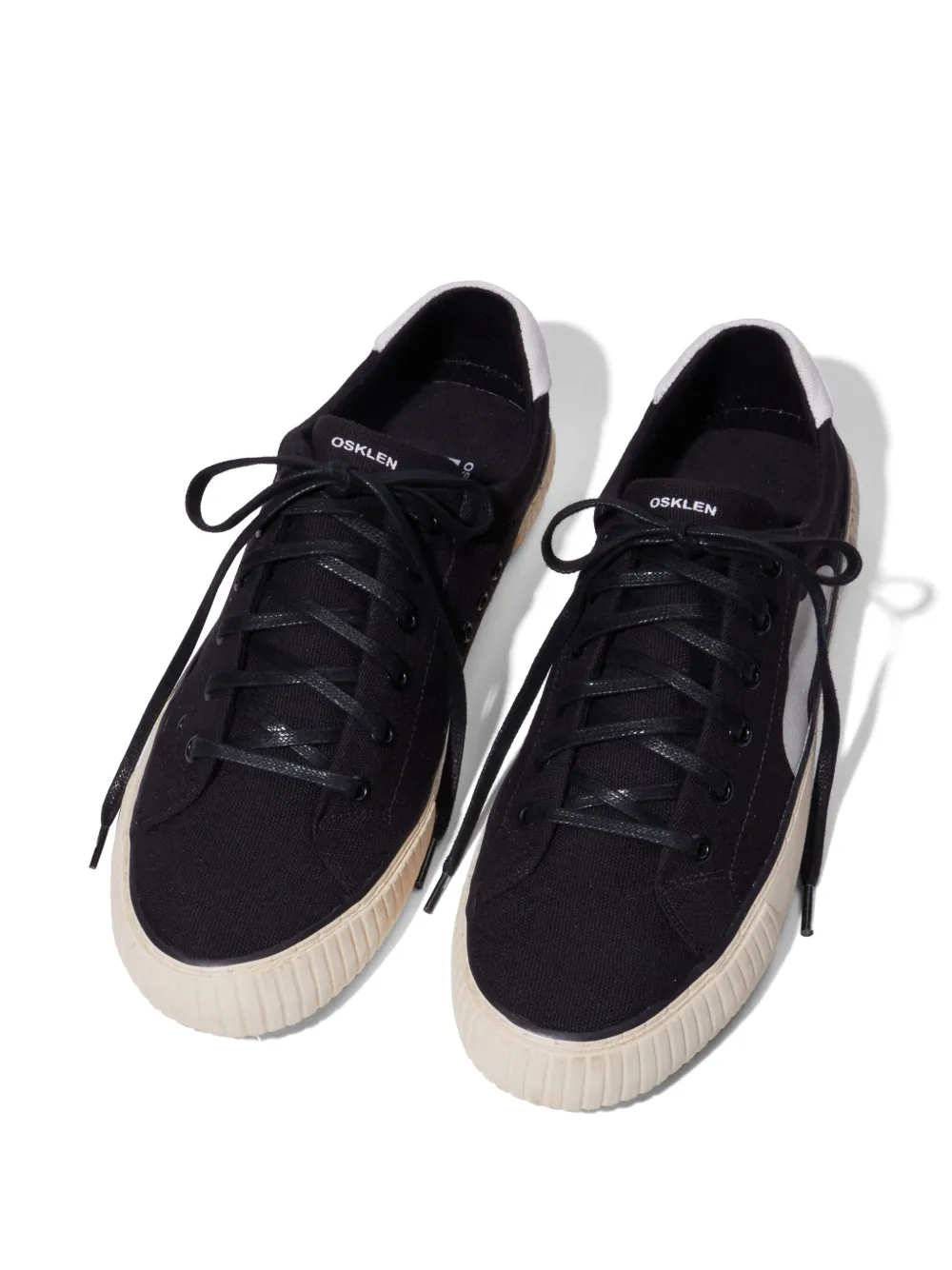 Osklen logo-print low-top sneakers Black