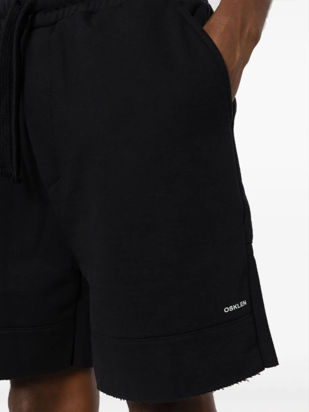 Osklen Jersey shorts met elastische taille Zwart