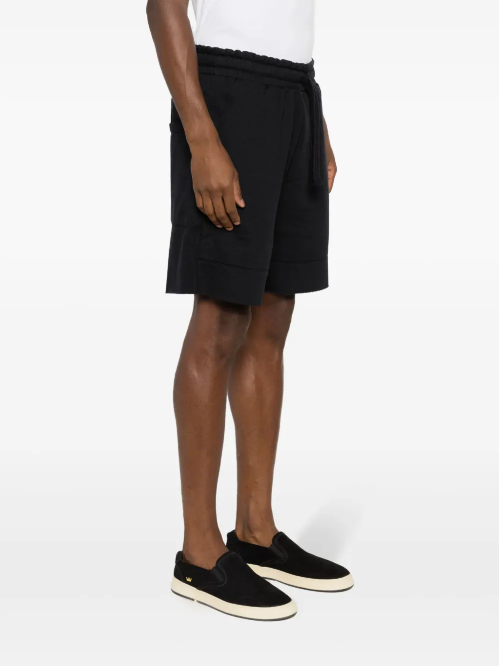 Osklen Jersey shorts met elastische taille Zwart