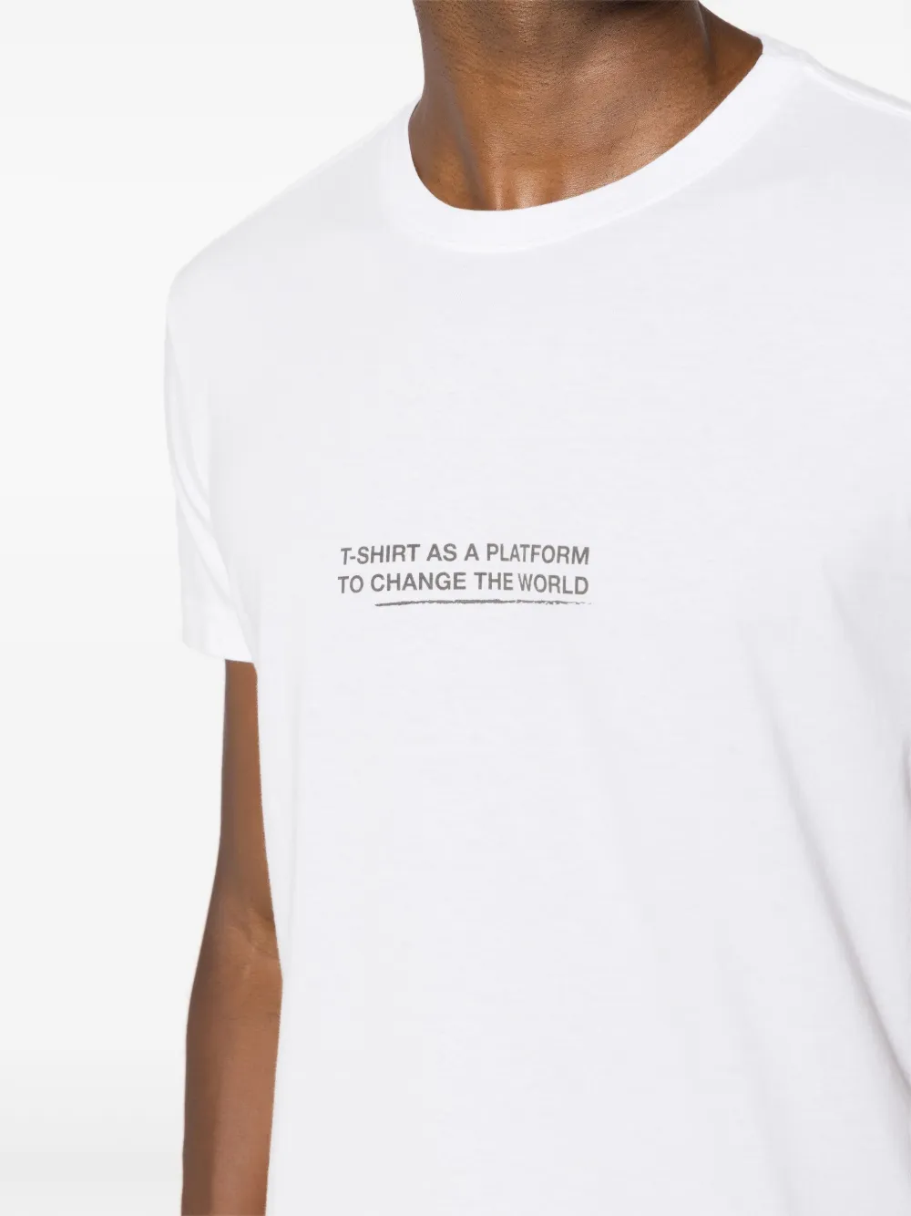 Osklen Katoenen T-shirt met tekst Wit