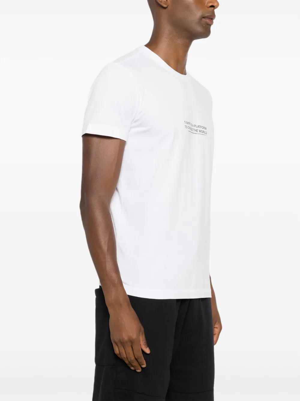 Osklen Katoenen T-shirt met tekst Wit
