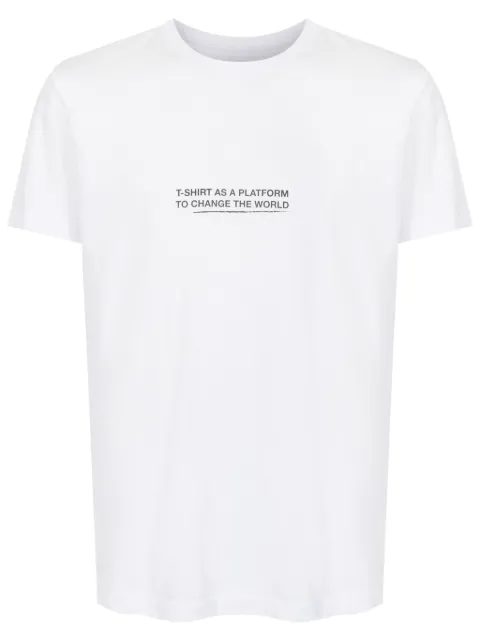 Osklen Camiseta com estampa de texto